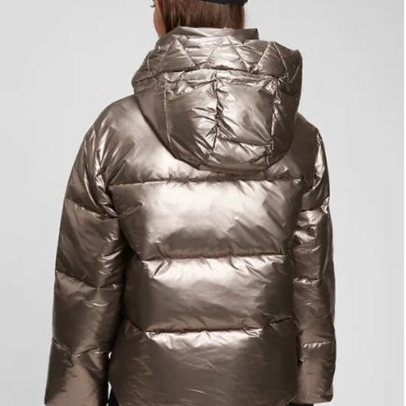 Gap NWT Gunmetal Puffer Jacket - Picture 4 of 17